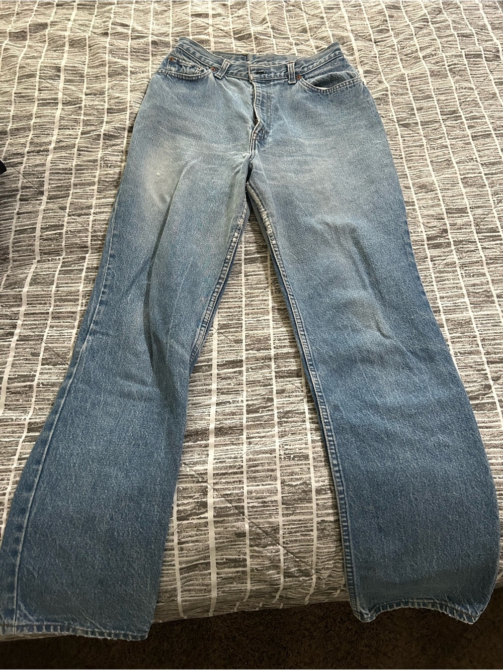 Levi's Light Blue Flare Leg Jeans